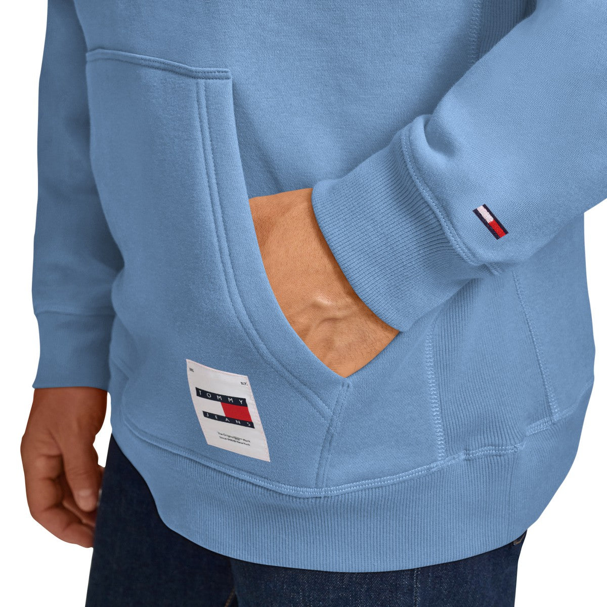 Memphis Grizzlies Tommy Jeans Sebastian Pullover Hoodie - Light Blue for sale