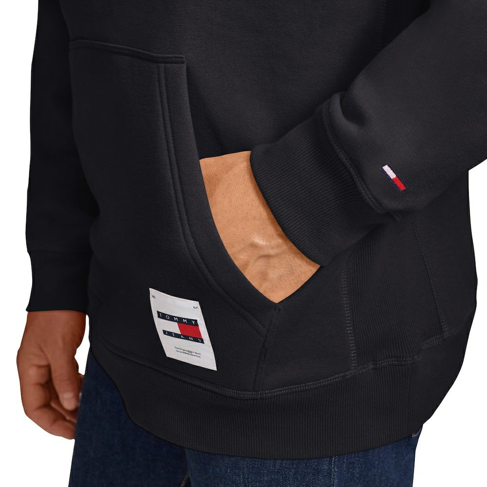 Brooklyn Nets Tommy Jeans Sebastian Pullover Hoodie - Black outlet