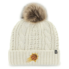 Phoenix Suns '47 Women's Meeko Cuffed Knit Hat with Pom - Cream sale