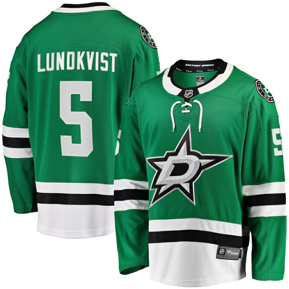 Nils Lundkvist Dallas Stars Fanatics Home Premier Breakaway Player Jersey - Kelly Green Jerseys