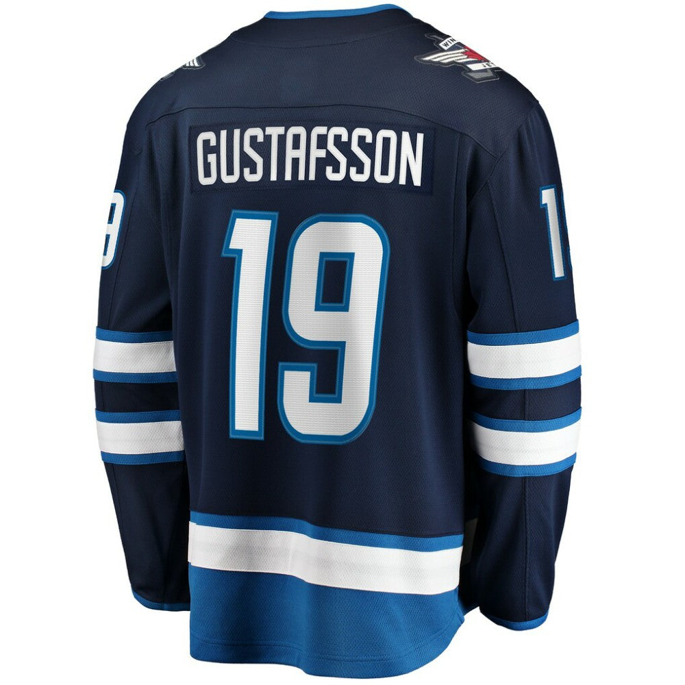 David Gustafsson Winnipeg Jets Fanatics Home Premier Breakaway Player Jersey - Navy Jerseys