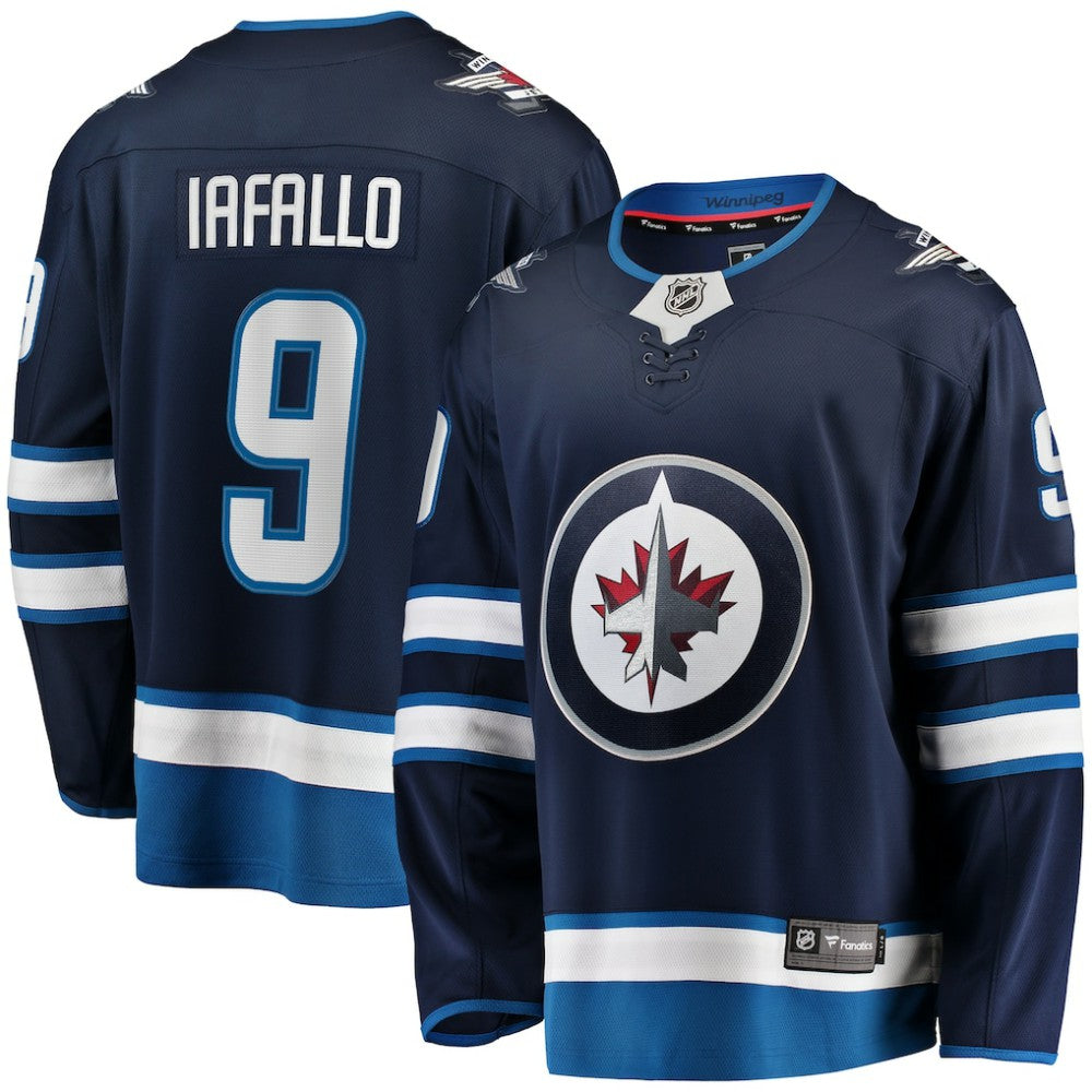 Alex Iafallo Winnipeg Jets Fanatics Home Premier Breakaway Player Jersey - Navy Jerseys