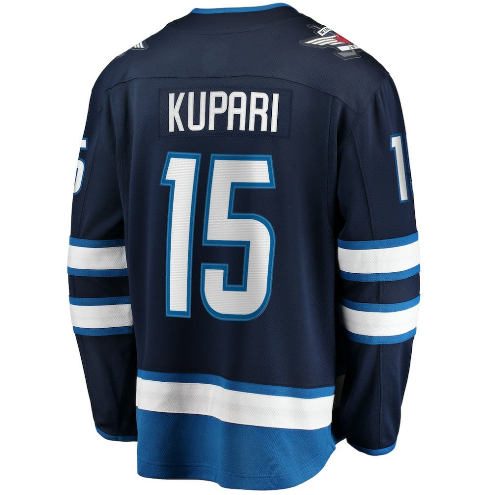 Rasmus Kupari Winnipeg Jets Fanatics Home Premier Breakaway Player Jersey - Navy Jerseys