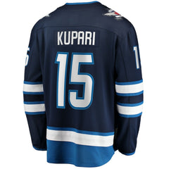 Rasmus Kupari Winnipeg Jets Fanatics Home Premier Breakaway Player Jersey - Navy Jerseys
