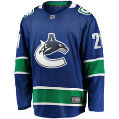 Nils Hoglander Vancouver Canucks Fanatics Home Premier Breakaway Player Jersey - Blue Jerseys