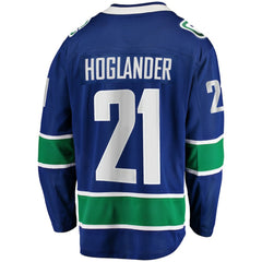 Nils Hoglander Vancouver Canucks Fanatics Home Premier Breakaway Player Jersey - Blue Jerseys