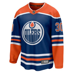 Calvin Pickard Edmonton Oilers Fanatics Home Premier Breakaway Player Jersey - Royal Jerseys