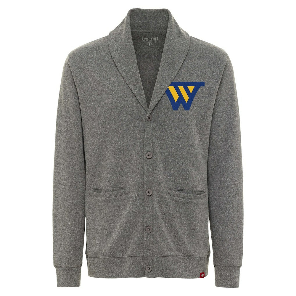 Golden State Warriors Sportiqe Unisex Henshaw Long Sleeve Full-Button Cardigan Sweater sale - Heather Gray cheap