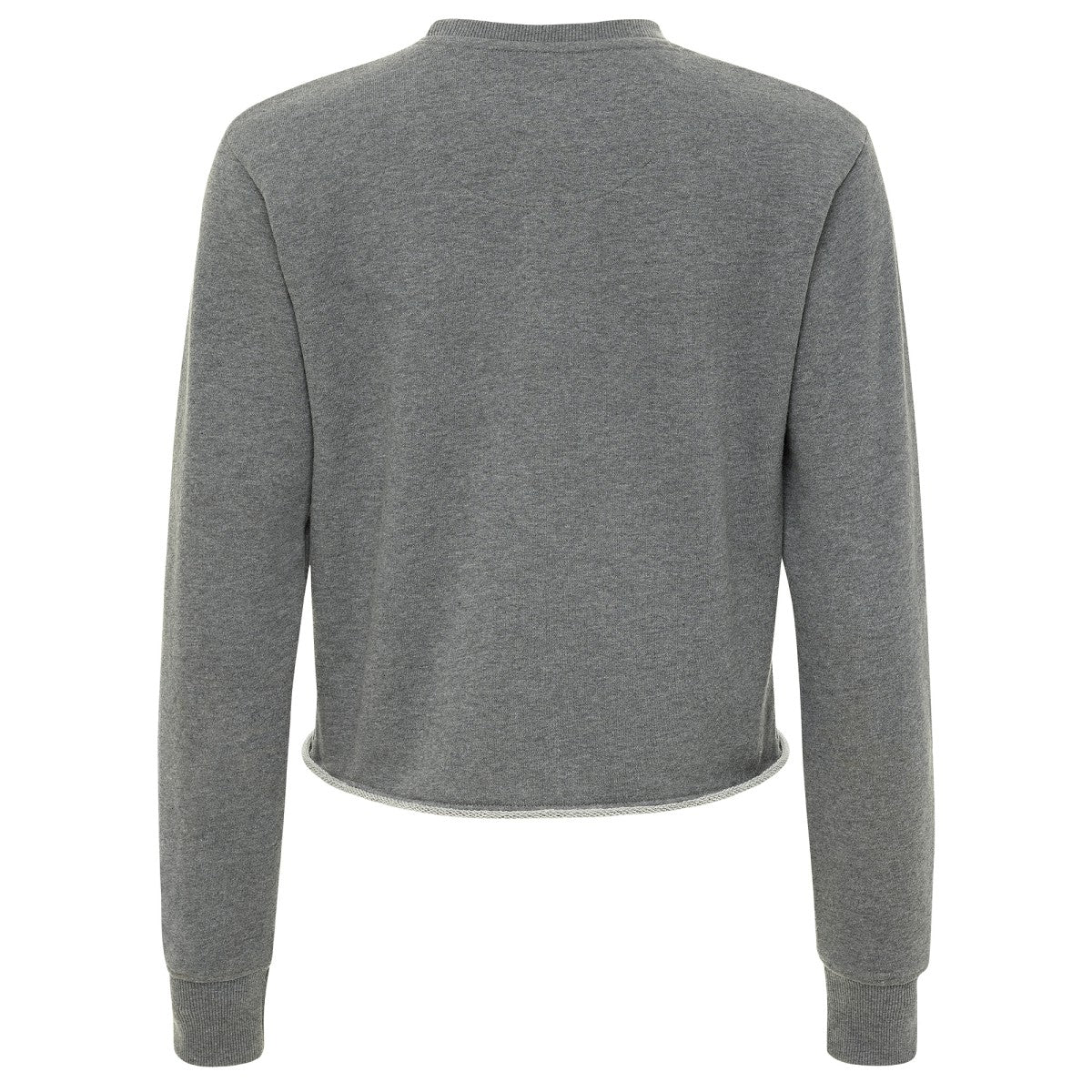 New York Knicks Sportiqe Women's Varsity Collection Kacey Cropped Pullover Sweatshirt - Heather Gray sale