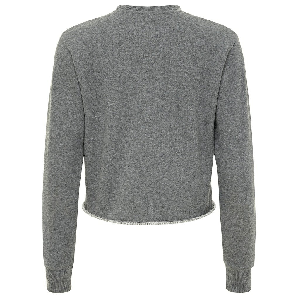 Boston Celtics Sportiqe Women's Varsity Collection Kacey Cropped Pullover Sweatshirt - Heather Gray on sale