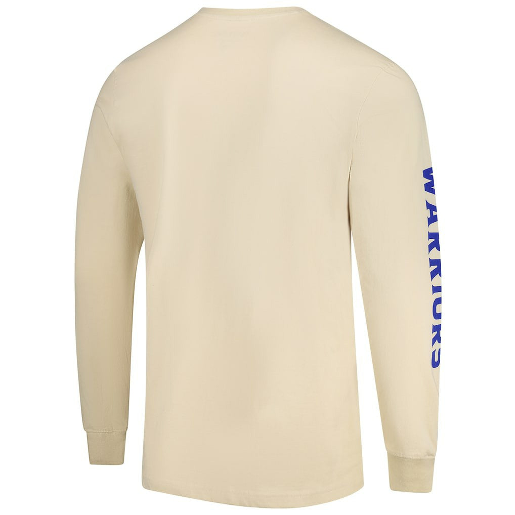 Golden State Warriors Sportiqe Unisex Wales Heavyweight Pocket Long Sleeve T-Shirt sale - Cream outlet