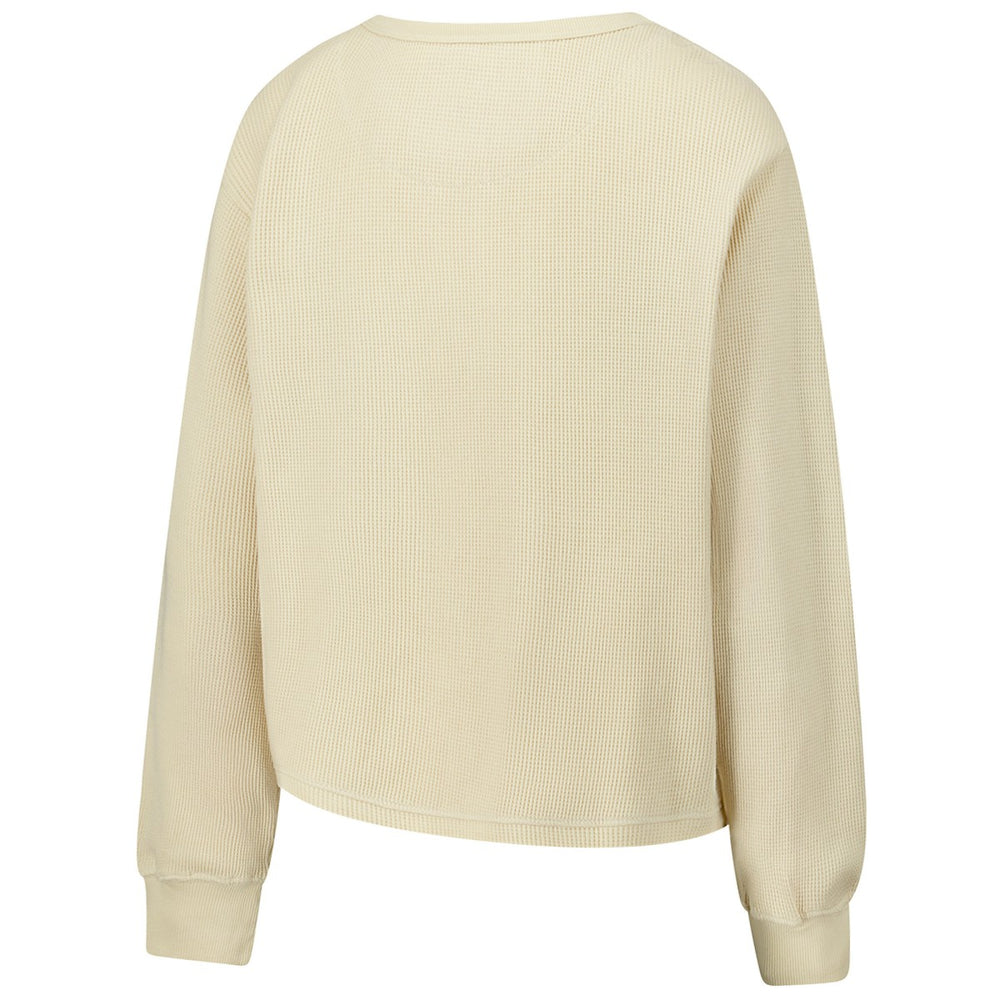 Milwaukee Bucks Sportiqe Unisex High Country Collection Cullen Waffle Knit Long Sleeve T-Shirt - Cream cheap