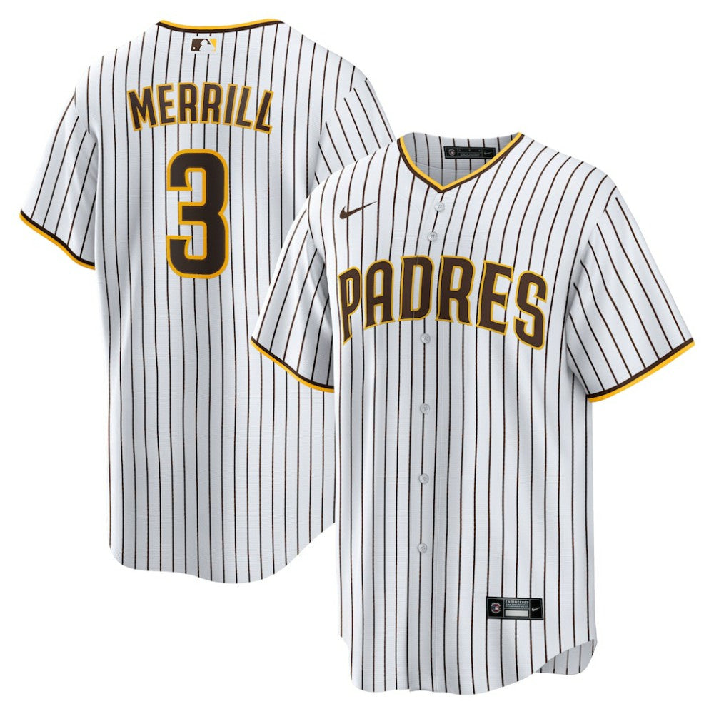 Jackson Merrill San Diego Padres Home Replica Jersey White