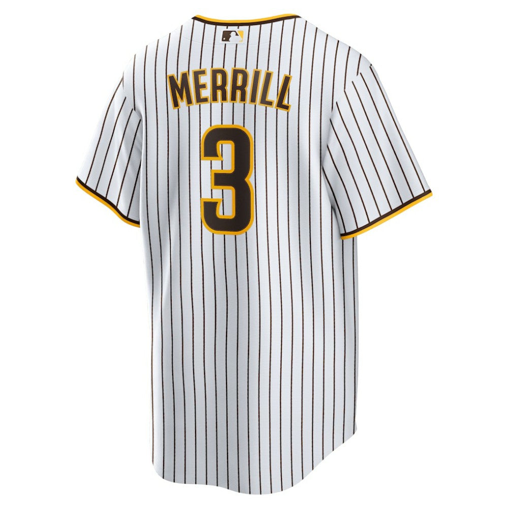 Jackson Merrill San Diego Padres Home Replica Jersey White
