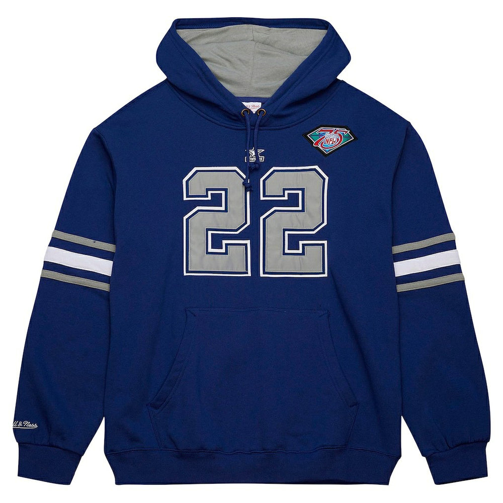 Emmitt Smith Dallas Cowboys Retired Player Name & Number Pullover Hoodie - Navy outlet