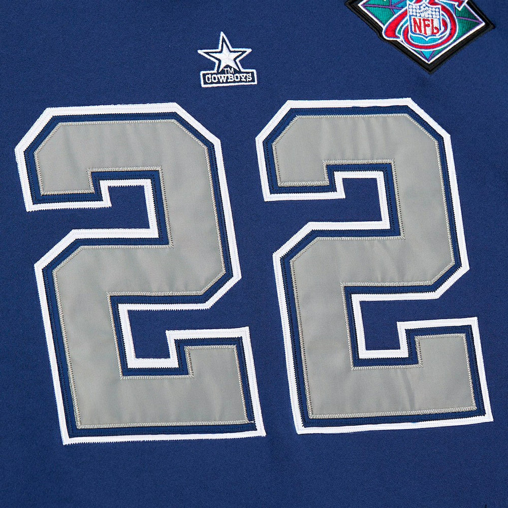 Emmitt Smith Dallas Cowboys Retired Player Name & Number Pullover Hoodie - Navy outlet