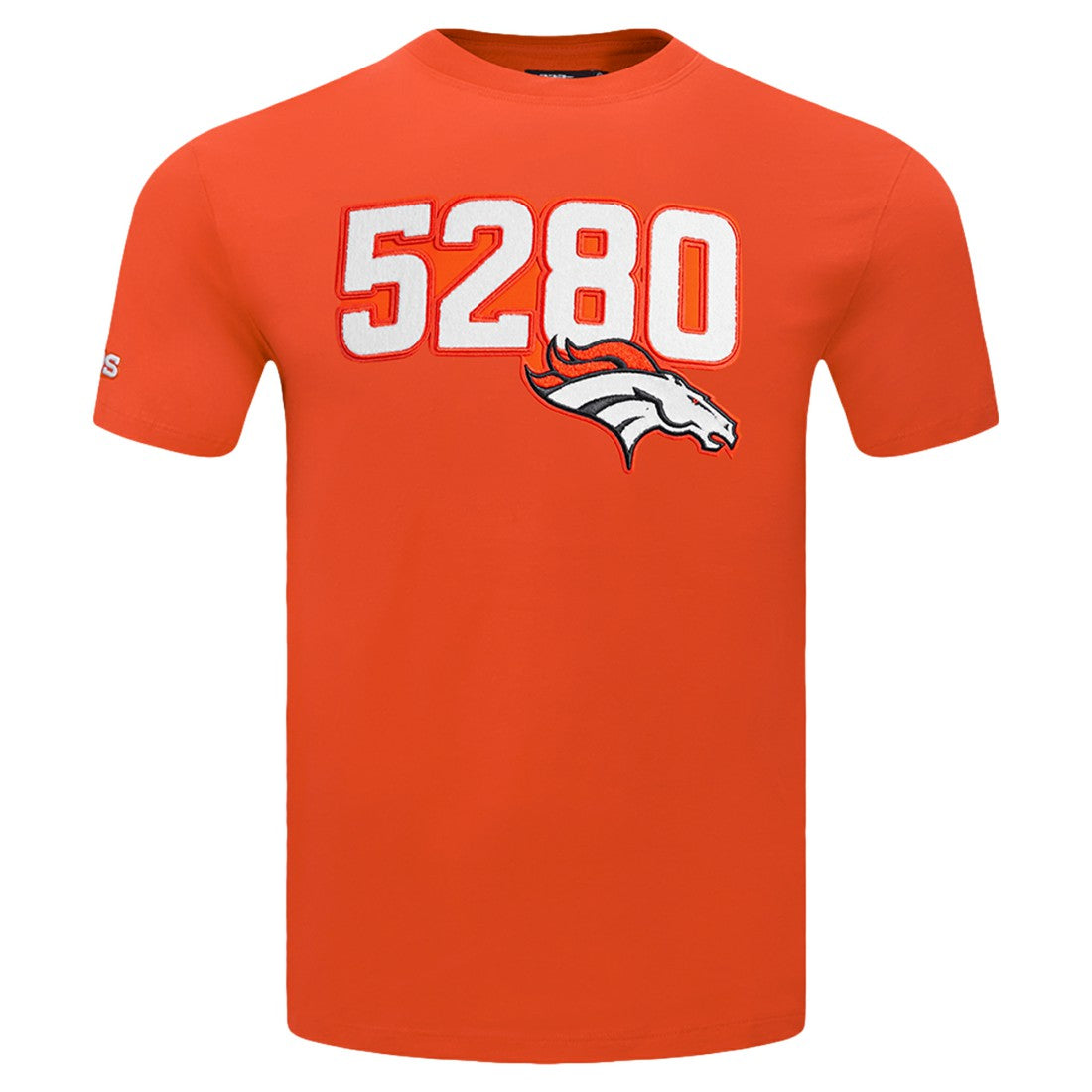 Denver Broncos Pro Standard Frozen Single Jersey T-Shirt - Orange on sale
