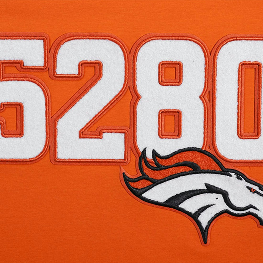 Denver Broncos Pro Standard Frozen Single Jersey T-Shirt - Orange on sale