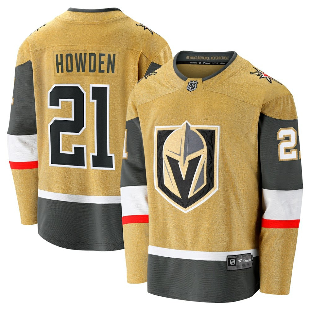Brett Howden Vegas Golden Knights Fanatics Home Premier Breakaway Player Jersey - Gold Jerseys