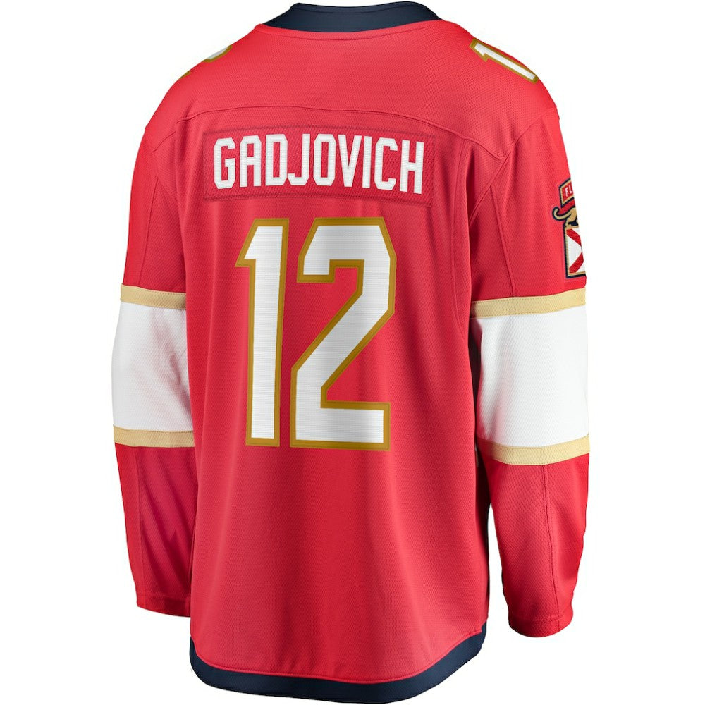 Jonah Gadjovich Florida Panthers Fanatics Premier Breakaway Player Jersey - Red Jerseys