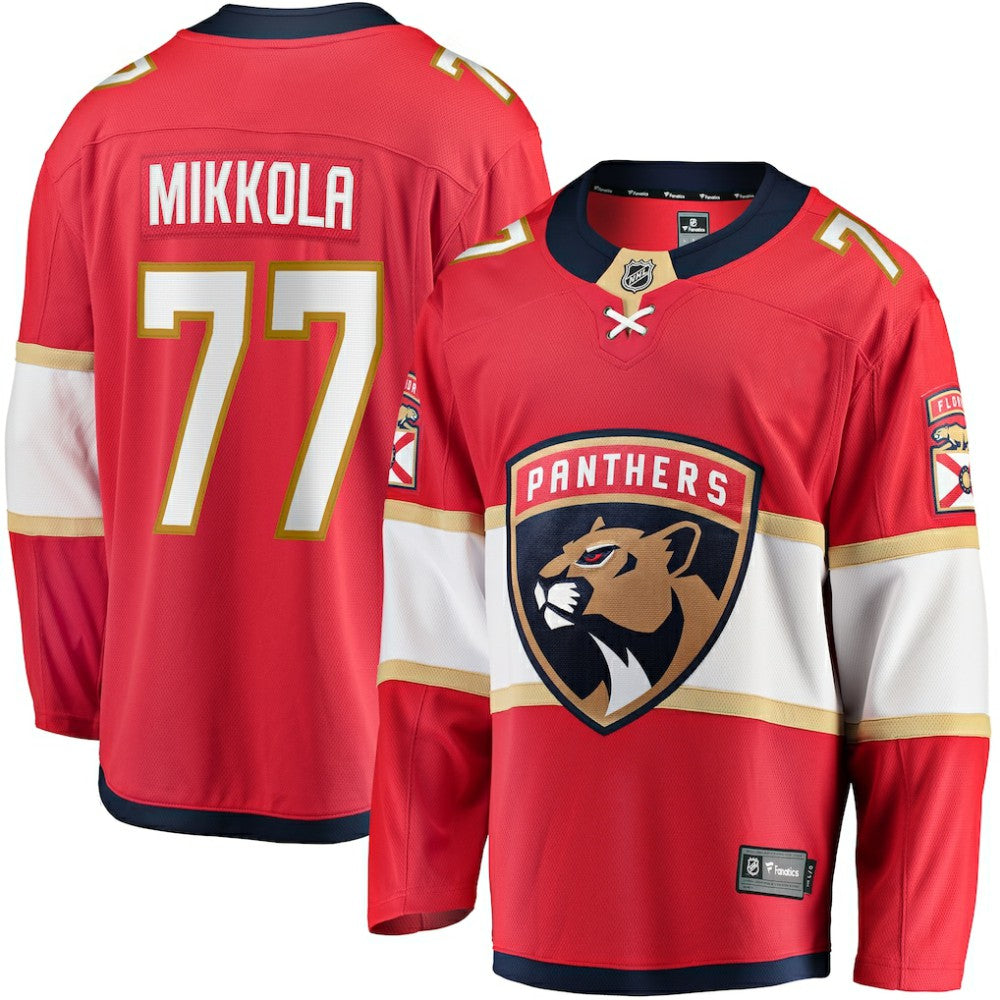 Niko Mikkola Florida Panthers Fanatics Premier Breakaway Player Jersey - Red Jerseys
