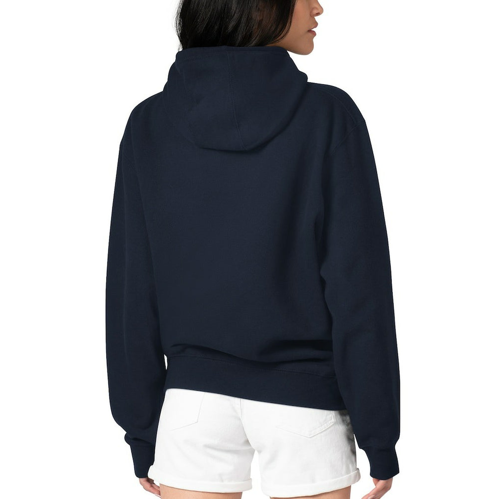 Chicago Bears G-III 4Her by Carl Banks Women's Football Logo Fleece Tri-Blend Pullover Hoodie - Navy sale