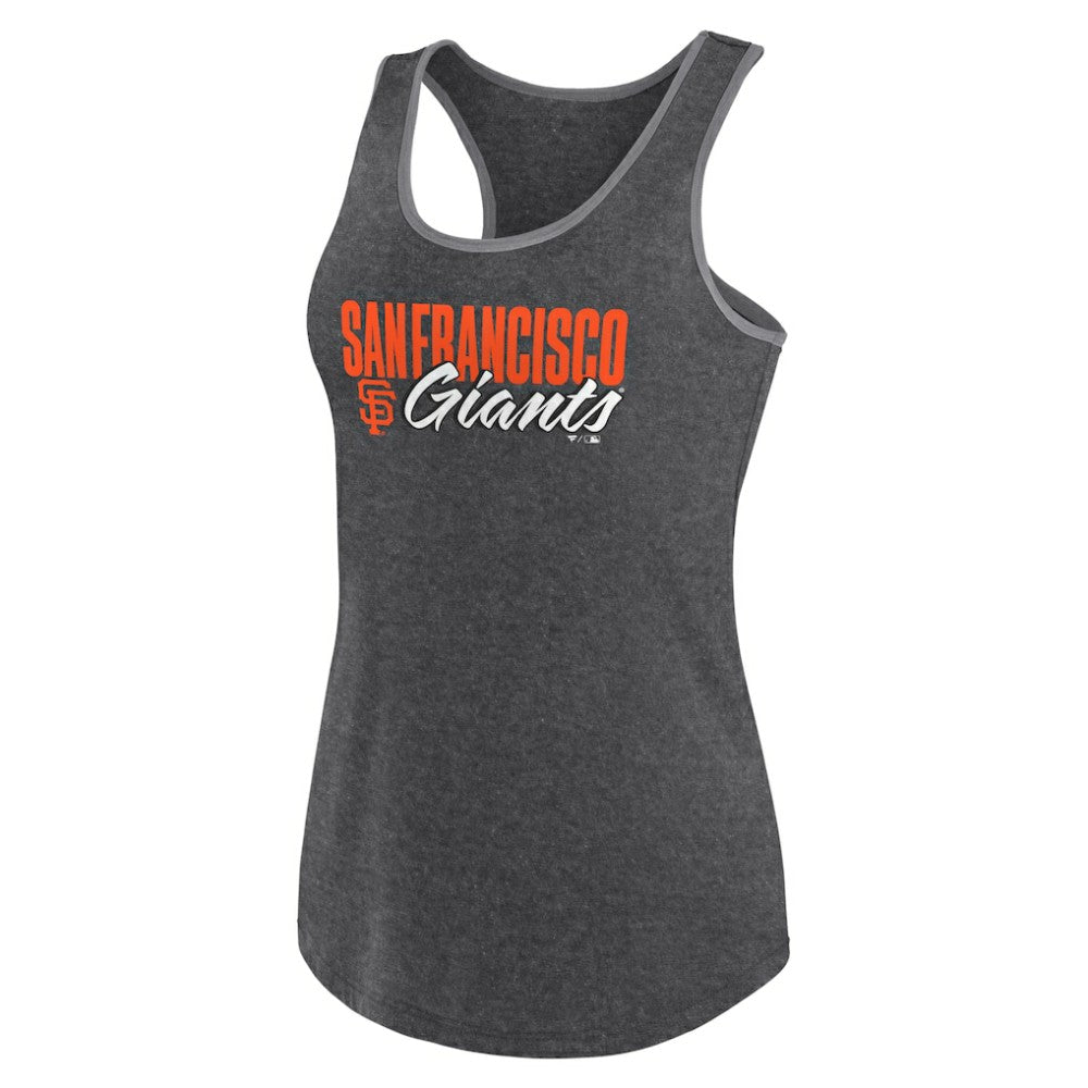 San Francisco Giants Profile Women's Plus Size Racerback Tank Top Black