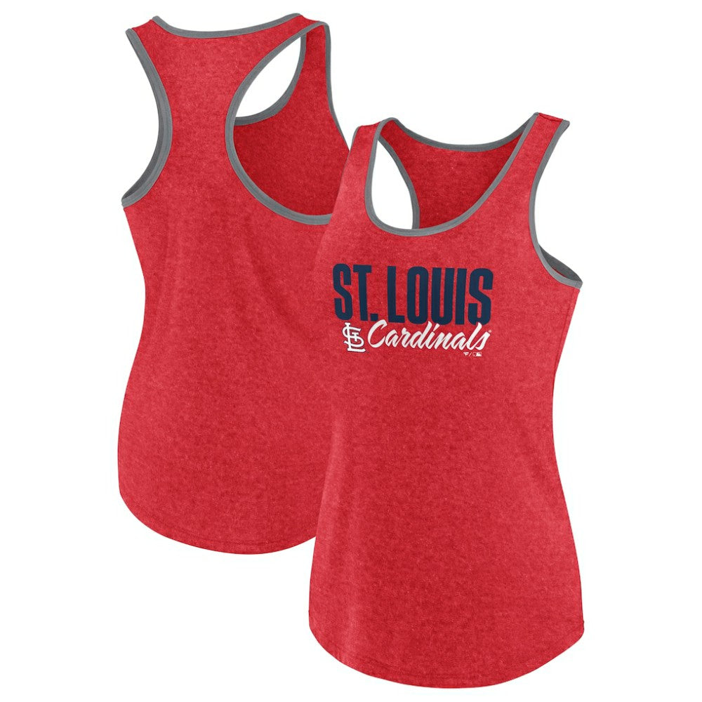 St. Louis Cardinals Profile Women's Plus Size Racerback Tank Top Red