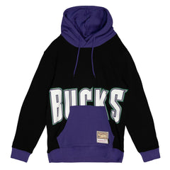 Milwaukee Bucks Hardwood Classics Big Face 5.0 Pullover Hoodie - Black online