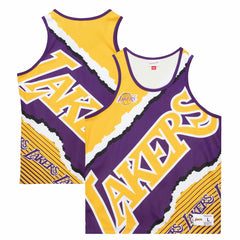 Los Angeles Lakers Jumbotron 2.0 Sublimated Tank Top - Gold shop
