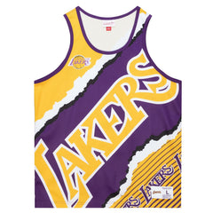 Los Angeles Lakers Jumbotron 2.0 Sublimated Tank Top - Gold shop