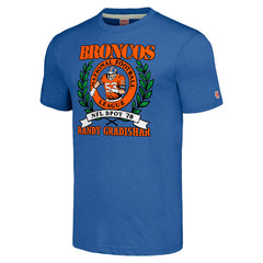 Randy Gradishar Denver Broncos Homage Unisex Caricature Retired Player Tri-Blend T-Shirt - Royal discount