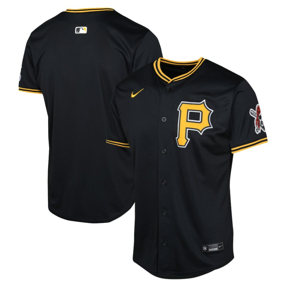 Pittsburgh Pirates Youth Alternate Limited Jersey Black