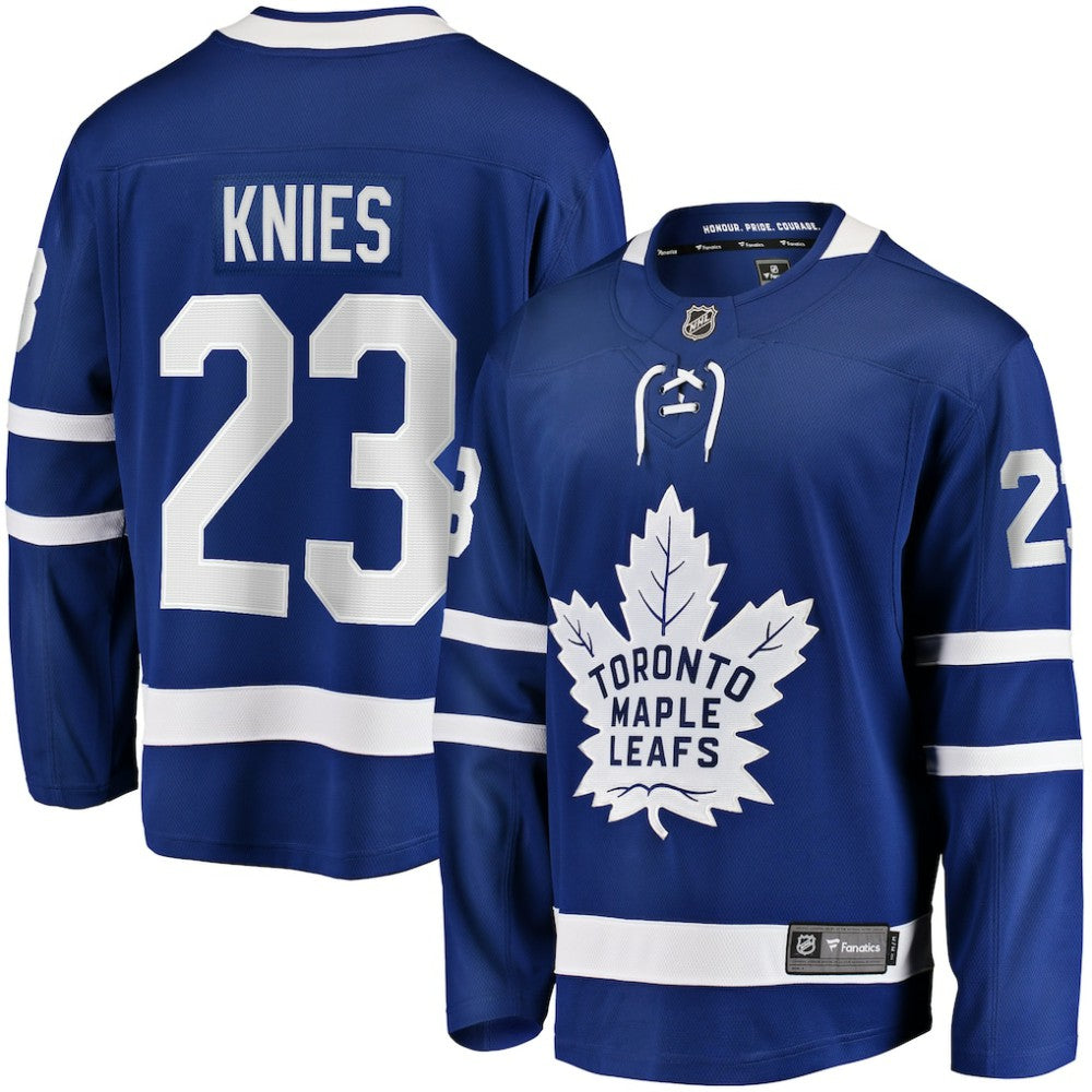 Matthew Knies Toronto Maple Leafs Fanatics Home Premier Breakaway Player Jersey - Blue Jerseys