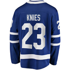 Matthew Knies Toronto Maple Leafs Fanatics Home Premier Breakaway Player Jersey - Blue Jerseys