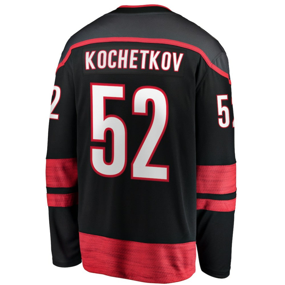 Pyotr Kochetkov Carolina Hurricanes Fanatics Home Premier Breakaway Player Jersey - Black Jerseys