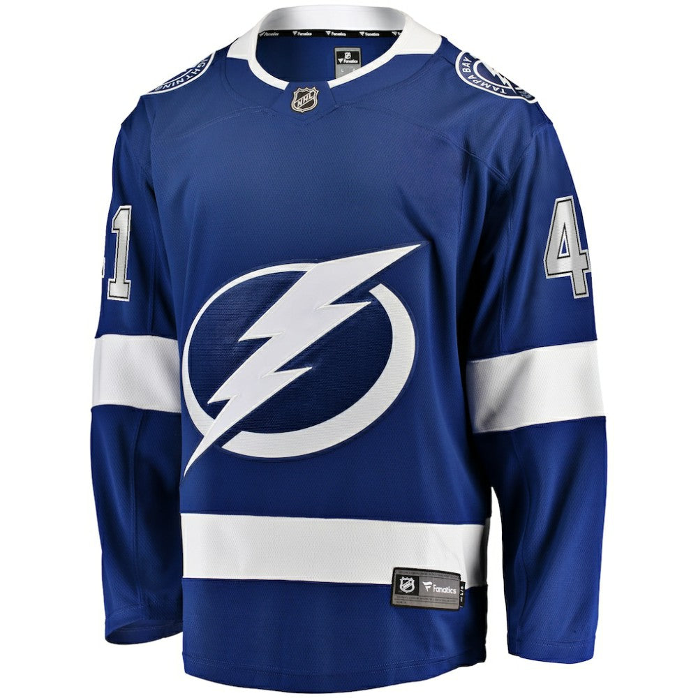 Mitchell Chaffee Tampa Bay Lightning Fanatics Home Premier Breakaway Player Jersey - Blue Jerseys