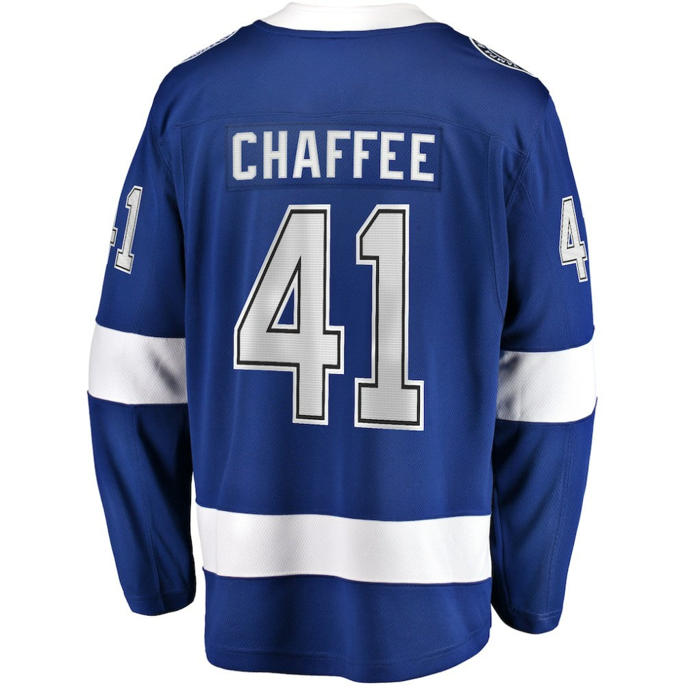 Mitchell Chaffee Tampa Bay Lightning Fanatics Home Premier Breakaway Player Jersey - Blue Jerseys