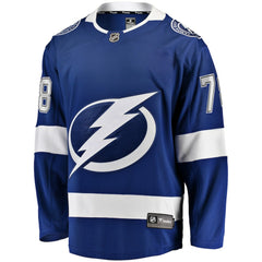 Emil Lilleberg Tampa Bay Lightning Fanatics Home Premier Breakaway Player Jersey - Blue Jerseys