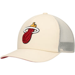 Miami Heat Trucker Adjustable Hat - Cream online