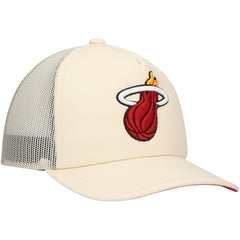 Miami Heat Trucker Adjustable Hat - Cream online