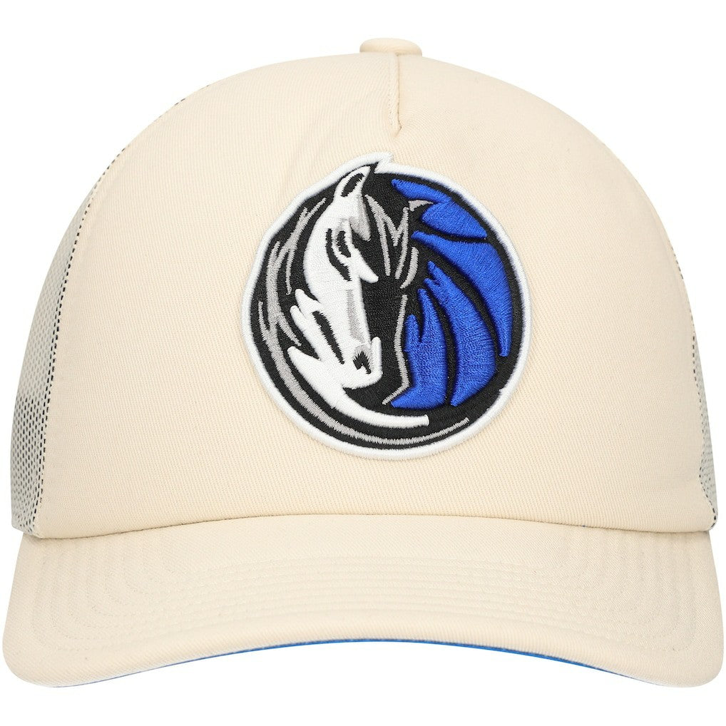 Dallas Mavericks Trucker Adjustable Hat sale - Cream on sale