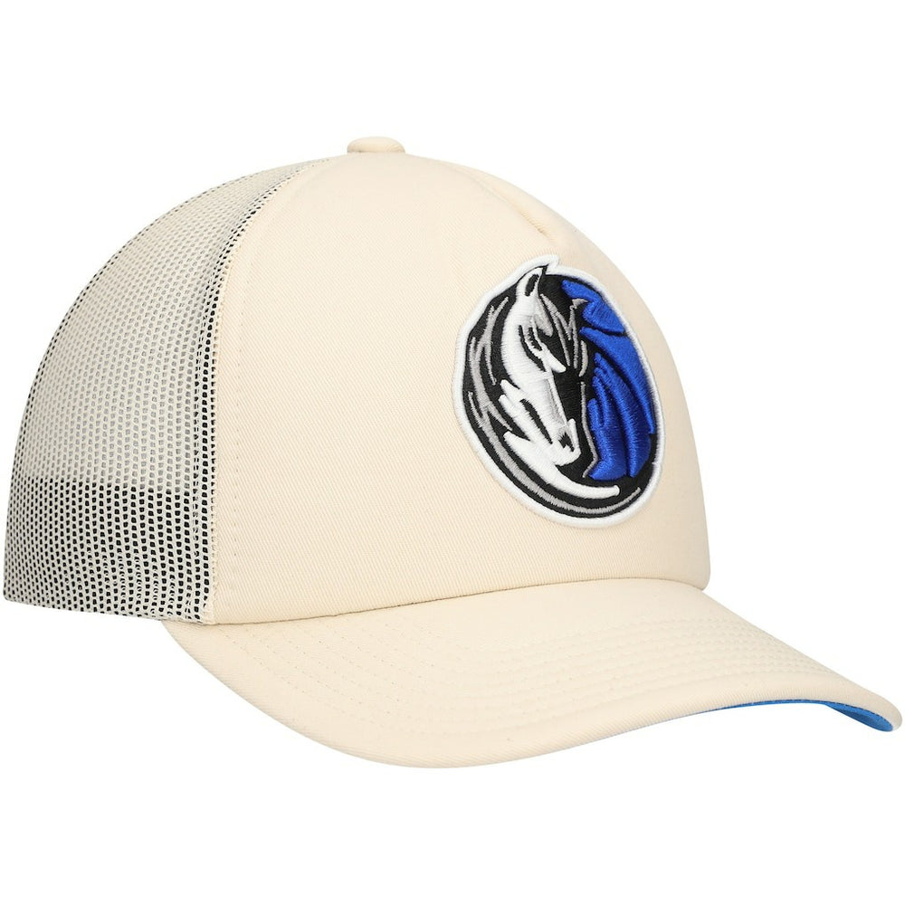 Dallas Mavericks Trucker Adjustable Hat sale - Cream on sale