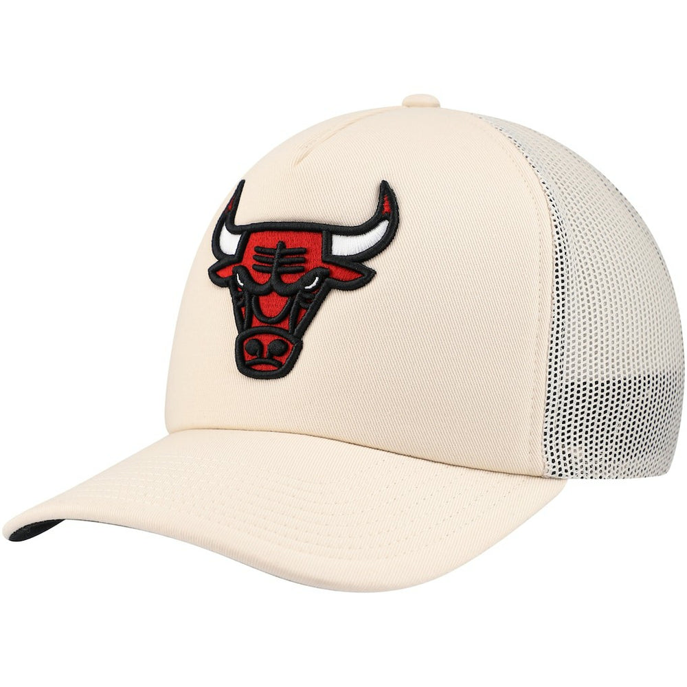 Chicago Bulls Trucker Adjustable Hat - Cream cheap