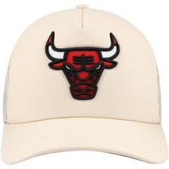 Chicago Bulls Trucker Adjustable Hat - Cream cheap