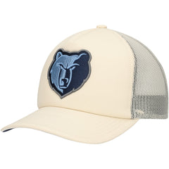 Memphis Grizzlies Trucker Adjustable Hat - Cream on sale