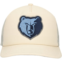 Memphis Grizzlies Trucker Adjustable Hat - Cream on sale