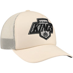 Los Angeles Kings Mitchell & Ness Foam Front Trucker Adjustable Hat - Cream Hats