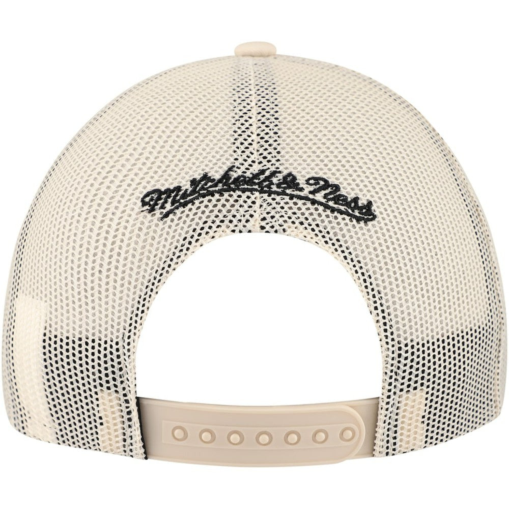 Los Angeles Kings Mitchell & Ness Foam Front Trucker Adjustable Hat - Cream Hats