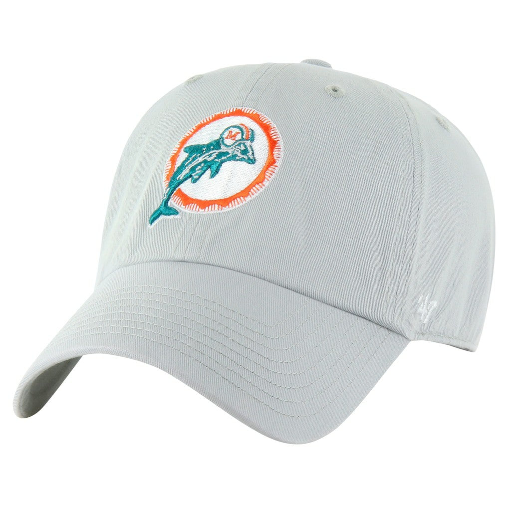 Miami Dolphins '47 Team Clean Up Adjustable Hat - Gray for sale